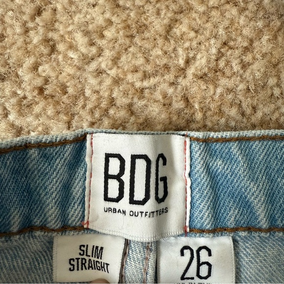 Distressed Light Blue Women's Jeans BDG slim straight - Picture 3 of 5